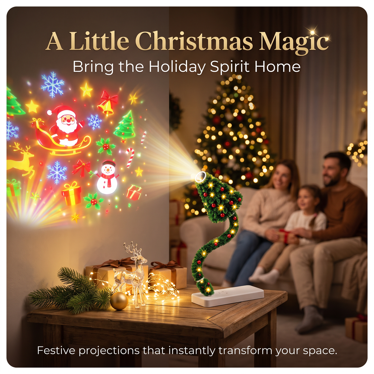 Luniva™ Christmas Tree Projection Light