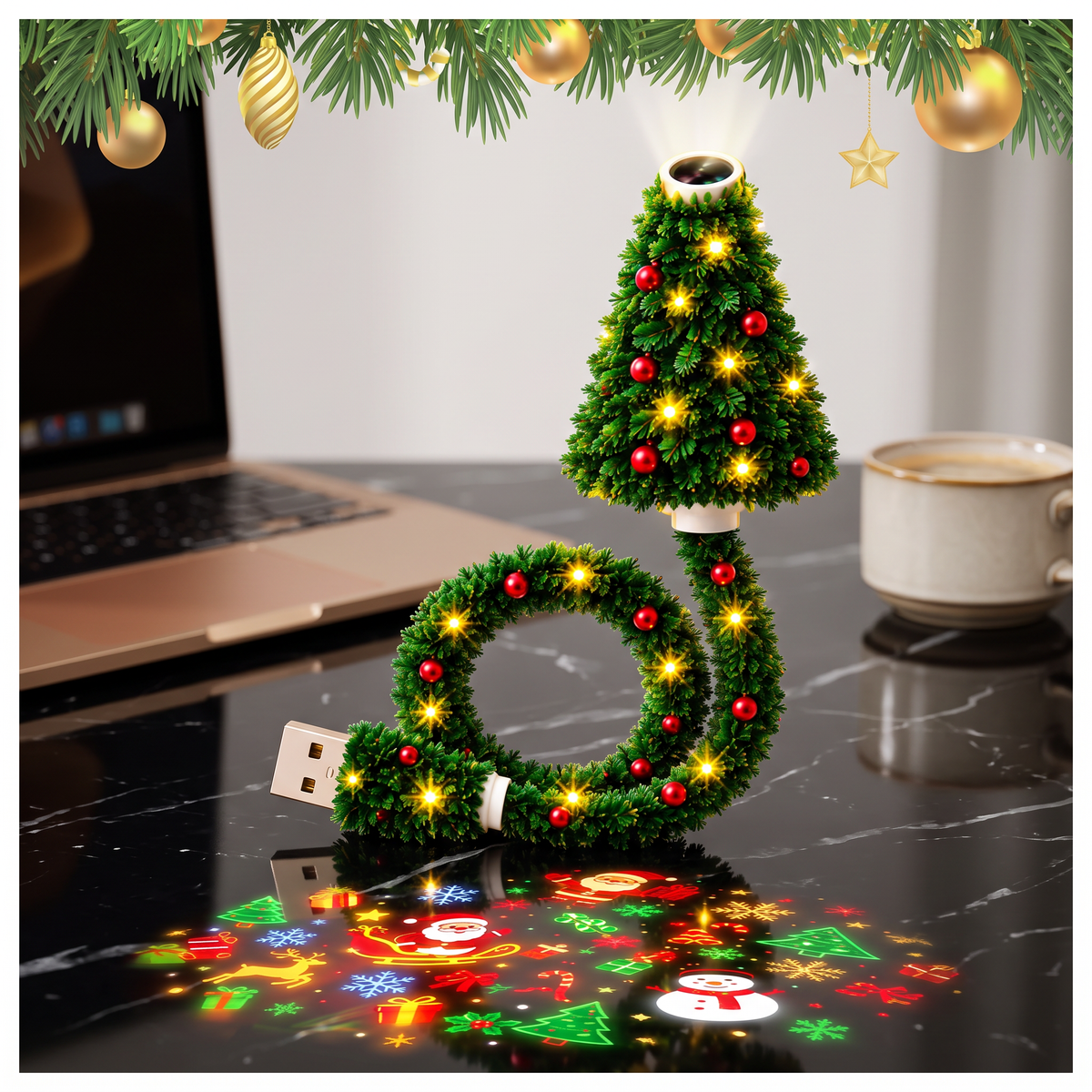 Luniva™  Christmas Tree Projection Light